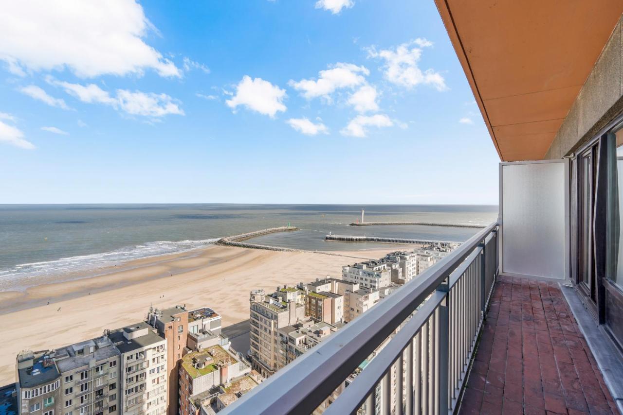 Skyline App 5P Met Prachtige Uitzichten & Terras Appartement Oostende Buitenkant foto
