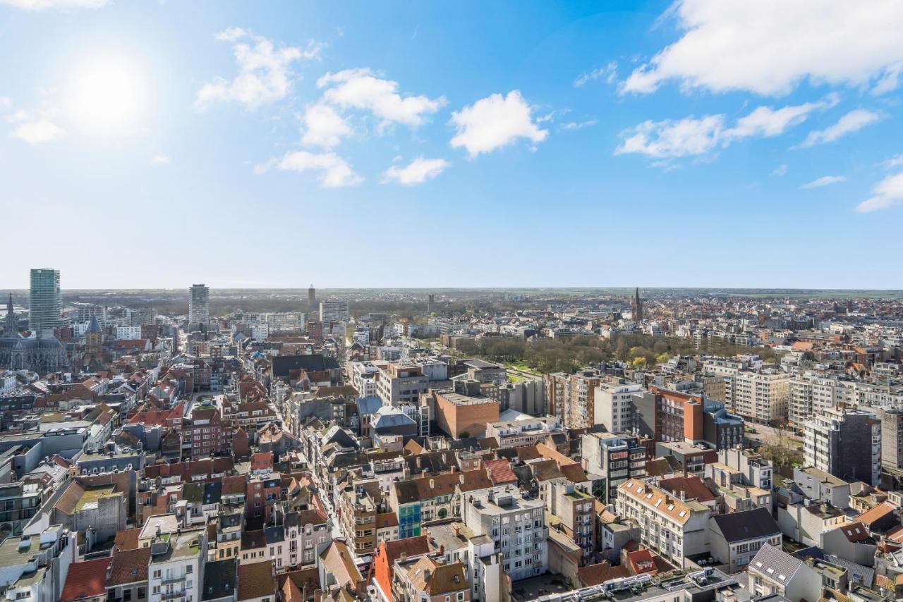 Skyline App 5P Met Prachtige Uitzichten & Terras Appartement Oostende Buitenkant foto