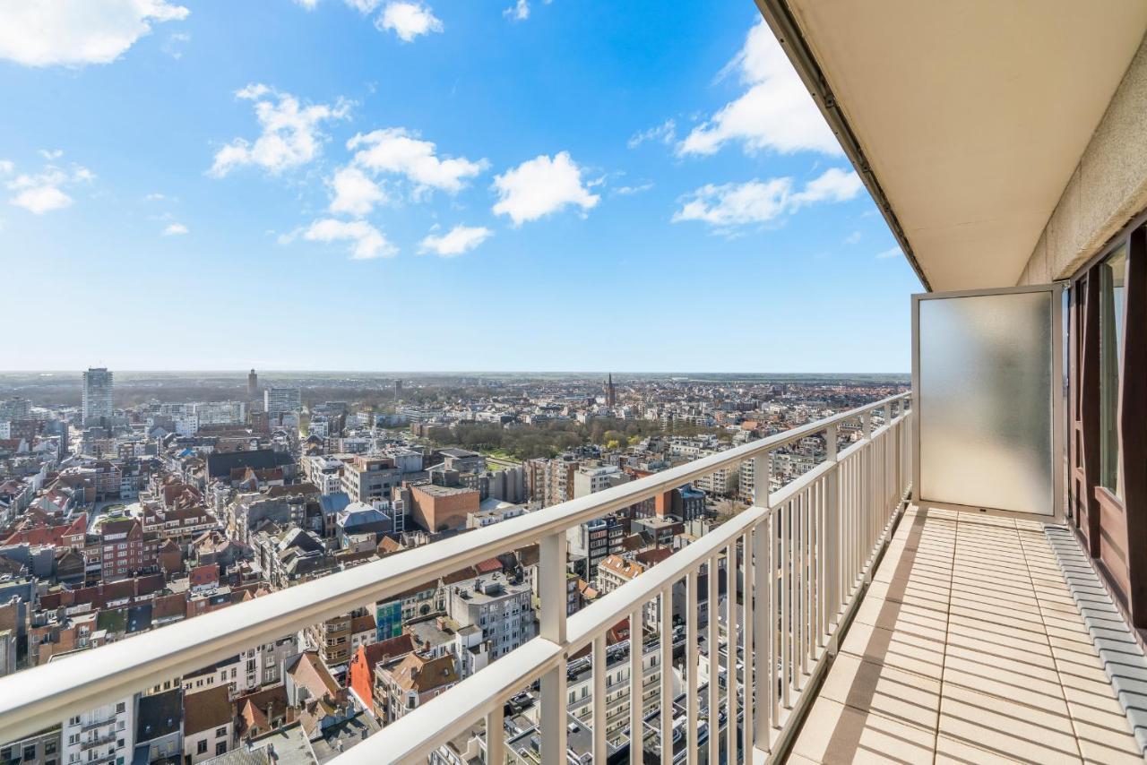 Skyline App 5P Met Prachtige Uitzichten & Terras Appartement Oostende Buitenkant foto